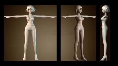 3D модель Женщины Реноа Коллинц (STL)