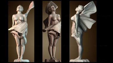 3D модель Девушка в огне (STL)