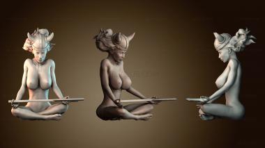 3D модель Шведская женщина викинг (STL)