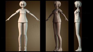 3D модель Городская девушка (STL)