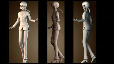 3D модель Женский деловой стиль (STL)