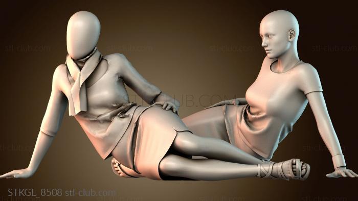 Статуэтки девушки STKGL_8508