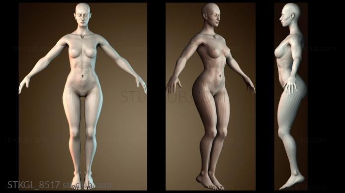 Статуэтки девушки STKGL_8517