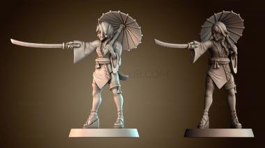 3D модель Японская женщина убийца (STL)