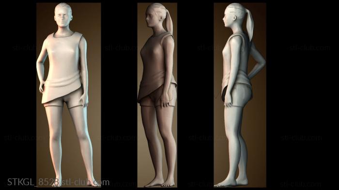 Статуэтки девушки STKGL_8528