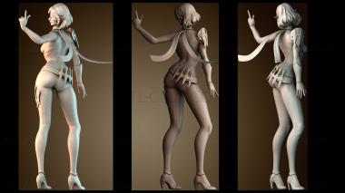 3D модель Статуя мисс Скай (STL)