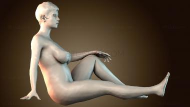 3D модель Пухлая девушка (STL)