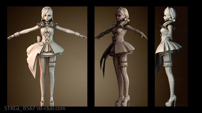 Статуэтки девушки STKGL_8567