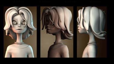 3D модель Женщины чарльстонки (STL)