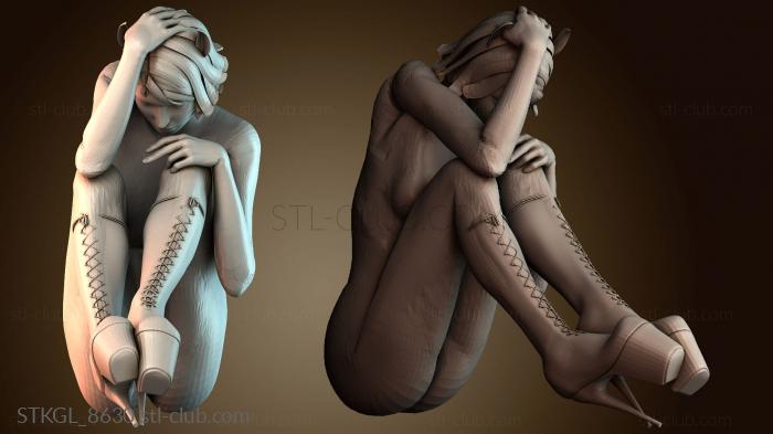 Статуэтки девушки STKGL_8630