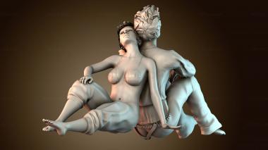 3D модель Сновидческая пара мужчина и женщина (STL)