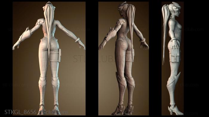 Статуэтки девушки STKGL_8656