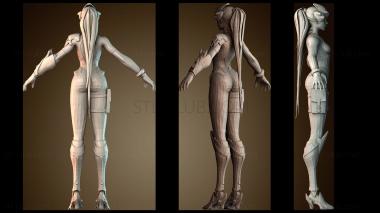 3D модель Вдоводел голыми руками женщины (STL)