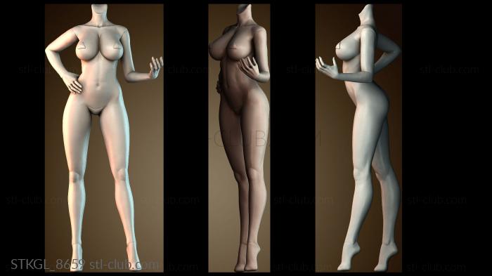 Статуэтки девушки STKGL_8659