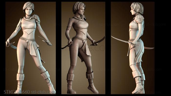 Статуэтки девушки STKGL_8660