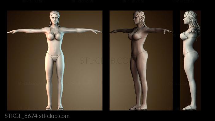 Статуэтки девушки STKGL_8674