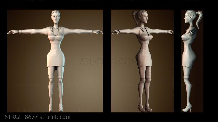 Статуэтки девушки STKGL_8677