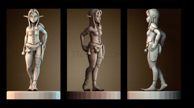 3D модель Мисс Друид (STL)