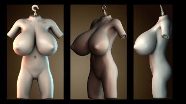 3D модель Девушка незнакомка (STL)