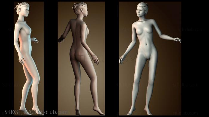 Статуэтки девушки STKGL_8703