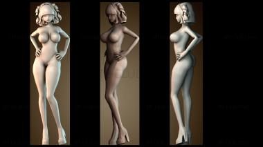 3D модель Женщины сбивальщицы (STL)