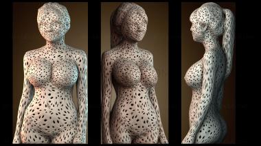 3D модель Женский каркас из проволоки (STL)