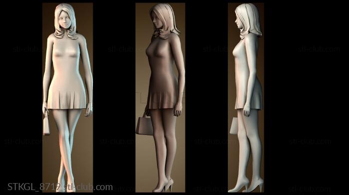 Статуэтки девушки STKGL_8719