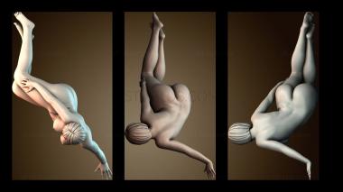 3D модель Женщины потрясающей красоты (STL)