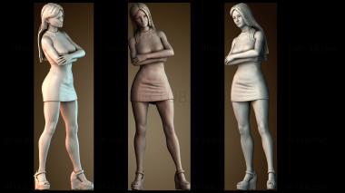 3D модель Мисс Раздражённая Леди (STL)