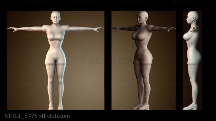 Статуэтки девушки STKGL_8776