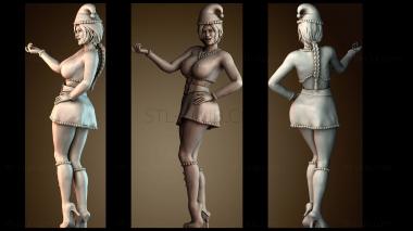 3D модель Рождественская девочка (STL)