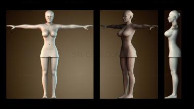 3D модель Зрелая женщина (STL)