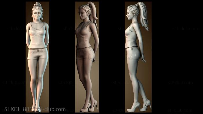 Статуэтки девушки STKGL_8812