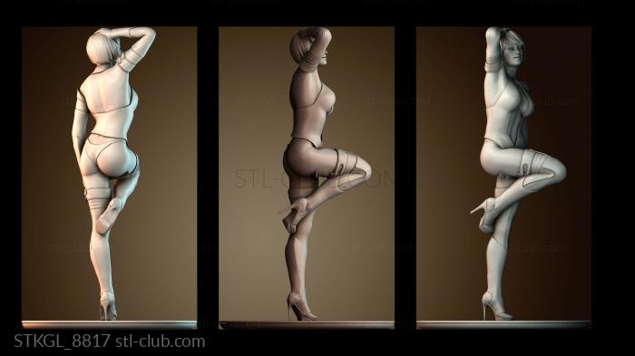 Статуэтки девушки STKGL_8817