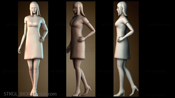 Статуэтки девушки STKGL_8834