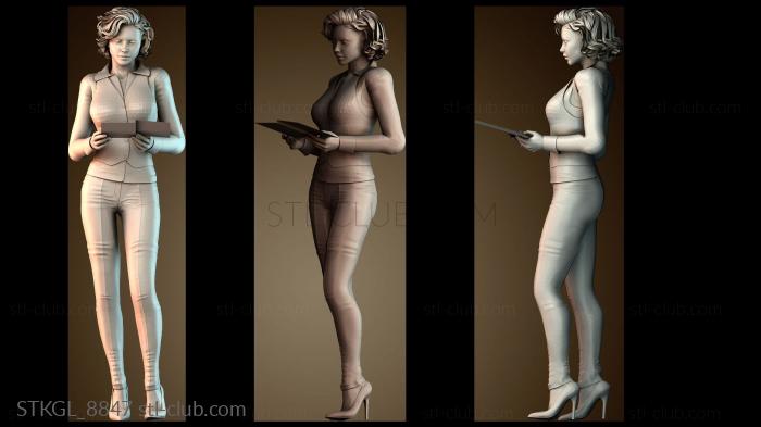 Статуэтки девушки STKGL_8847