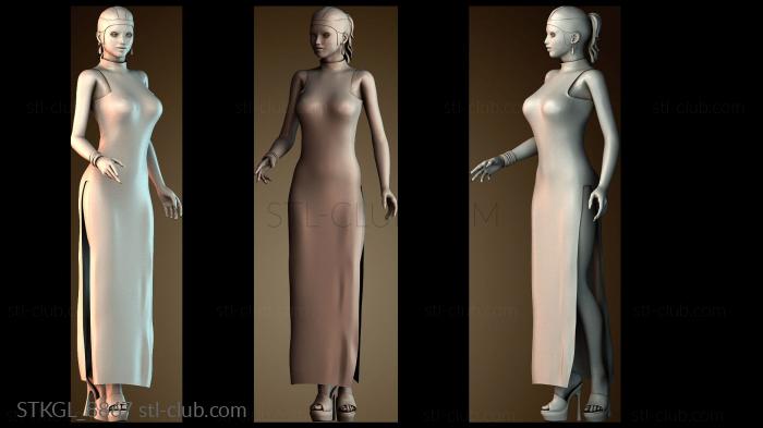 Статуэтки девушки STKGL_8867