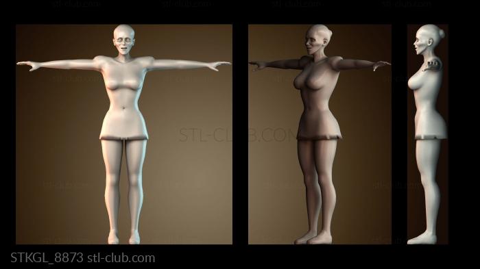 Статуэтки девушки STKGL_8873