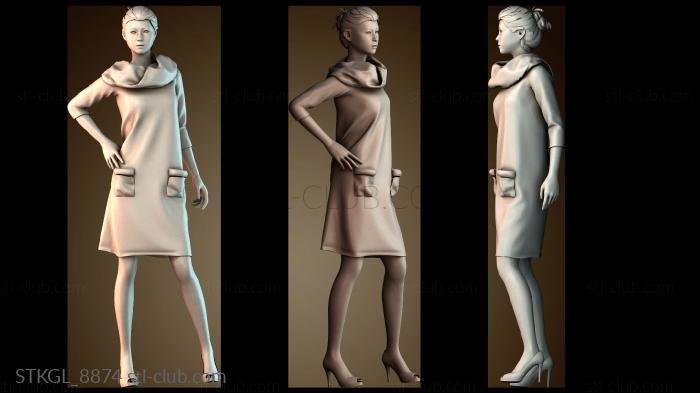 Статуэтки девушки STKGL_8874