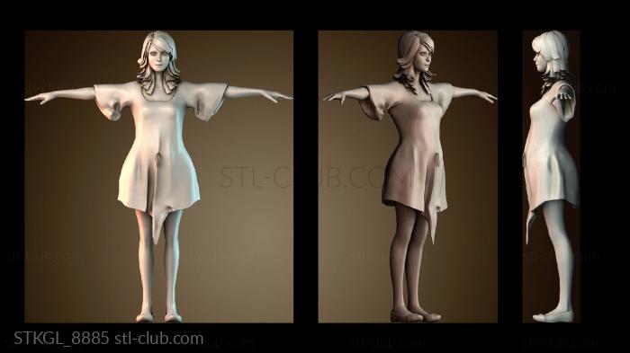 Статуэтки девушки STKGL_8885