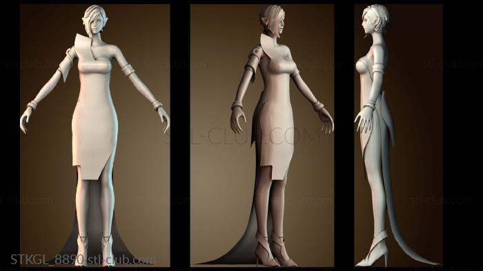 Статуэтки девушки STKGL_8890