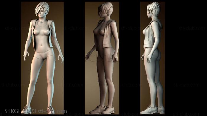 Статуэтки девушки STKGL_8893