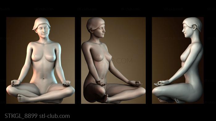 Статуэтки девушки STKGL_8899