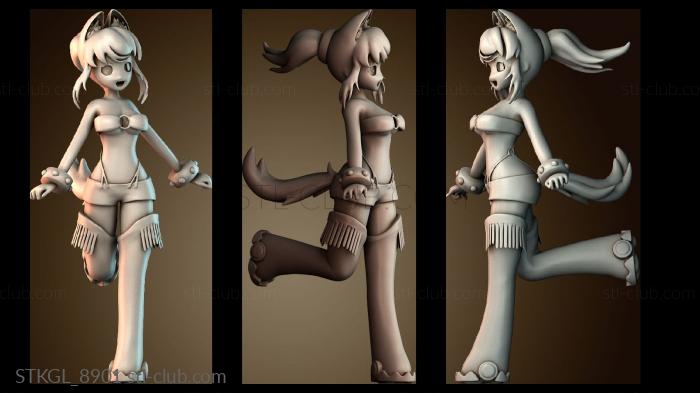 Статуэтки девушки STKGL_8901