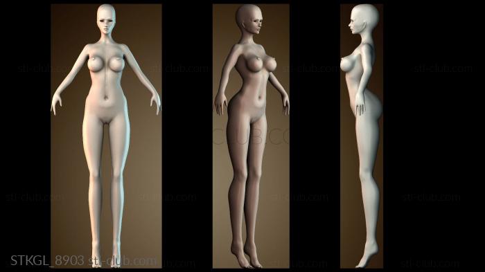 Статуэтки девушки STKGL_8903