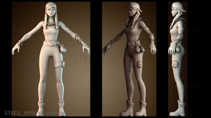 Статуэтки девушки STKGL_8906