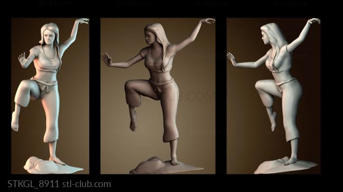 Статуэтки девушки STKGL_8911