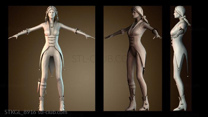 Статуэтки девушки STKGL_8916