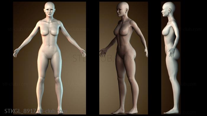 Статуэтки девушки STKGL_8917