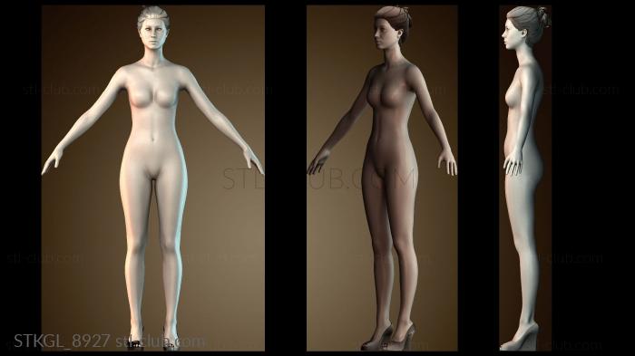 Статуэтки девушки STKGL_8927